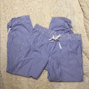 NEW Gap cotton striped PJ bottoms